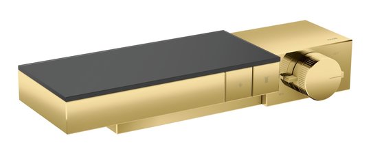 Термостатический смеситель Axor Edge, Polished Gold Optic (46240990) Для ванны, Для душа Золото