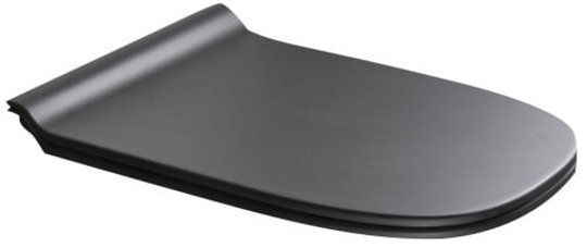 Крышка для унитаза Soft Close AXA Wild, черная матовая (AF307) 