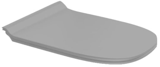 Крышка для унитаза Soft Close AXA Wild, серая матовая (AF309) 