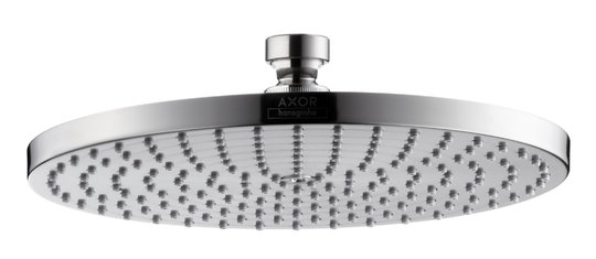 Верхний душ Axor Starck 240мм 1 jet, Stainless Steel Optic (28494800) Верхние души Нерж. сталь