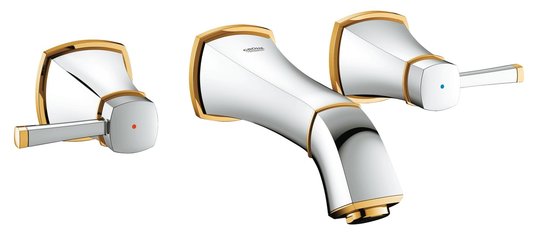 Смеситель для раковины Grohe Grandera (20414IG0) Для раковины Хром-золото