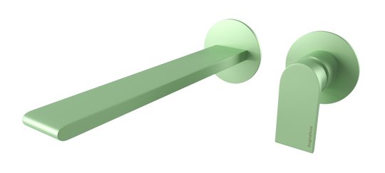 Змішувач для раковини, 210 мм Bugnatese Simple, пастельний зелений (6646-VP) Для раковини Зелений