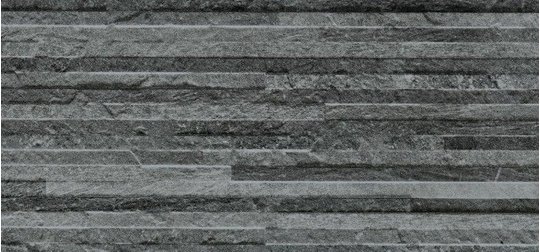 Плитка Piemme Valentino Purestone Muretto Piombo / Antracite Nat / Ret 30*60 (00725) Для кухні, Для громадських приміщень, Для житлових приміщень, Для ванної