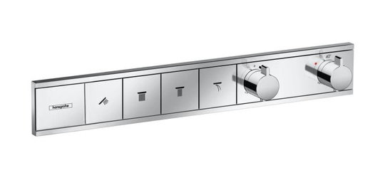 Термостатичний змішувач Hansgrohe RainSelect (15382000) Для ванни, Для душа Хром