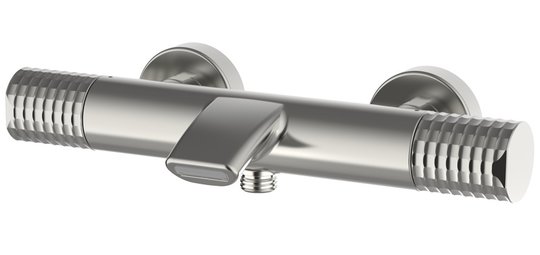 Термостатический смеситель для ванны GRB Aura, нержавеющая сталь PVD (75307793) Для ванны, Для душа Нерж. сталь