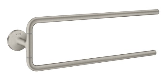 Полотенцедержатель Axor Universal Circular, Stainless Steel Optic (42822800) Полотенцедержатели Axor