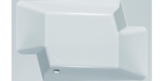 Ванна акриловая Kolpa San Nabucco 190x120 White (3838987 740360) Kolpa San Прямоугольные