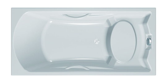 Ванна акриловая Kolpa San Carol 170x80/S White (3838987 741510) Kolpa San Прямоугольные