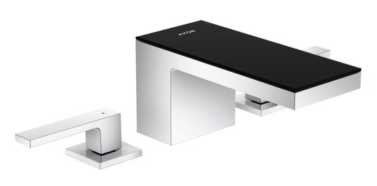 Змішувач для раковини Axor MyEdition, Chrome / Black Glass (47050600) Для раковини Хром