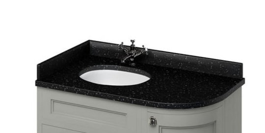 Стільниця з вбудованою раковиною 106 см Burlington, граніт (BB98L) Burlington Стільниці