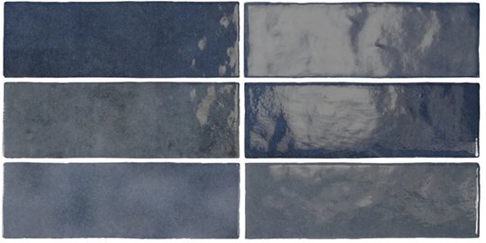 Плитка Equipe Ceramicas Artisan Colonial Blue 6, 5x20 (24470) Для кухні, Для ванни, Для громадських приміщень, Для житлових приміщень