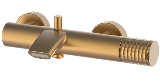 Смеситель для ванны GRB Aura, медь PVD (75207755) Для ванны, Для душа Медь