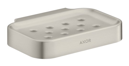 Мильниця Axor Universal Circular, Stainless Steel Optic (42805800) Мильниці Axor