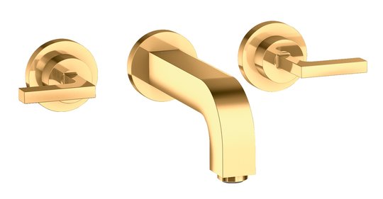 Змішувач для раковини Axor Citterio, Polished Gold Optic (39315990) Для раковини Золото