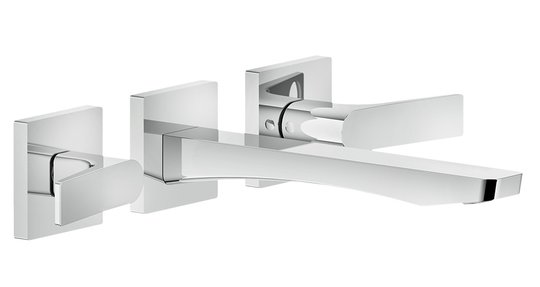Настенный смеситель для раковины Gessi Rilievo (59090-031) Для раковины Хром