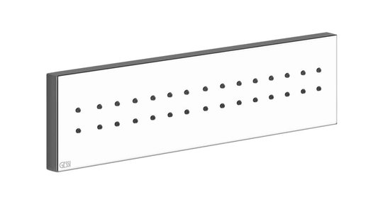 Боковой душ Gessi Rettangolo WELLNESS (32975-031) Боковые души (форсунки) Хром