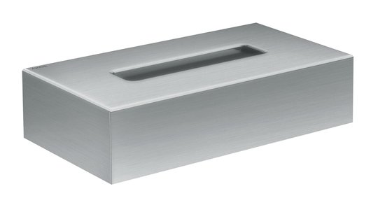 Контейнер для салфеток Axor Universal Circular, Brushed Chrome (42873260) Контейнеры для салфеток Axor