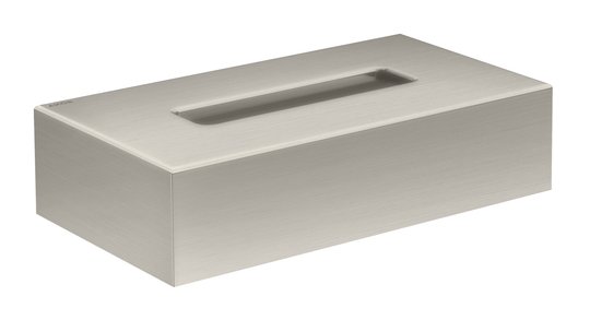 Контейнер для салфеток Axor Universal Circular, Stainless Steel Optic (42873800) Контейнеры для салфеток Axor