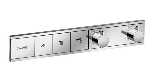 Термостатичний змішувач Hansgrohe RainSelect (15381000) Для ванни, Для душа Хром