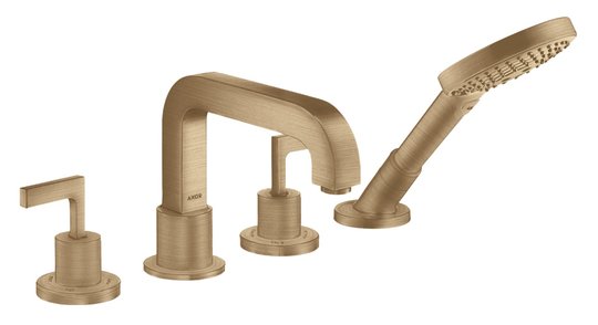 Смеситель для ванны Axor Citterio, Brushed Bronze (39446140) Для ванны Бронза