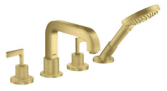 Смеситель для ванны Axor Citterio, Brushed Brass (39446950) Для ванны Латунь