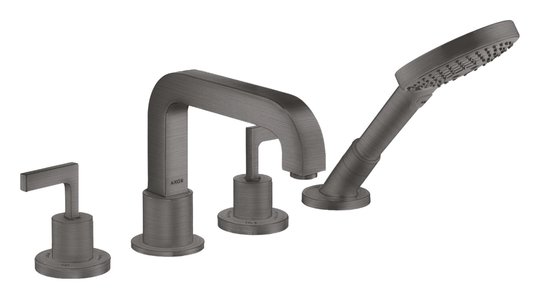 Смеситель для ванны Axor Citterio, Brushed Black Chrome (39446340) Для ванны Черный