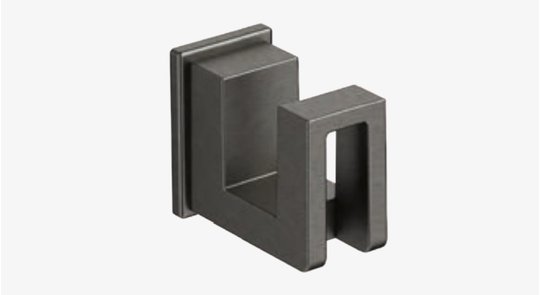 Крючок для полотенец Sonia S-CUBE, серый металлик (195473) Крючки для халатов и полотенец Sonia