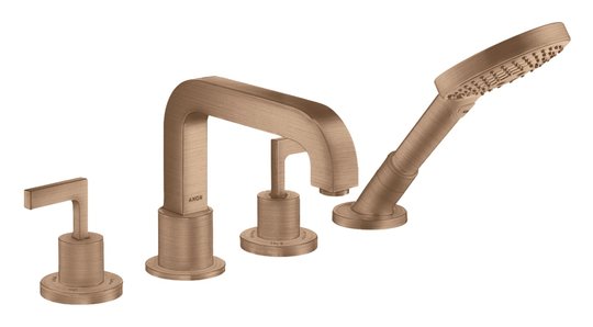 Смеситель для ванны Axor Citterio, Brushed Red Gold (39446310) Для ванны Красное золото