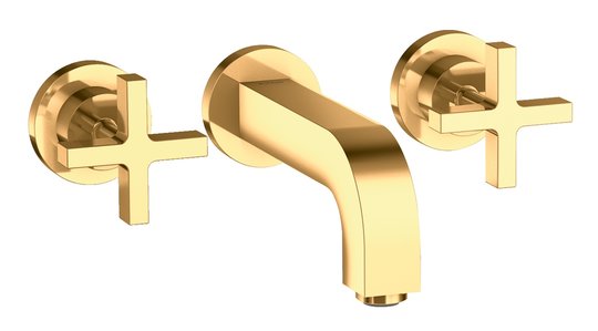 Смеситель для раковины Axor Citterio, Polished Gold Optic (39313990) Для раковины Золото