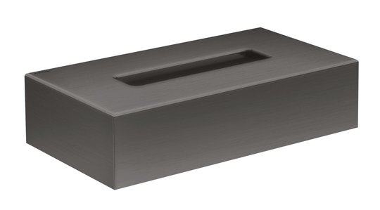 Контейнер для салфеток Axor Universal Circular, Brushed Black Chrome (42873340) Контейнеры для салфеток Axor
