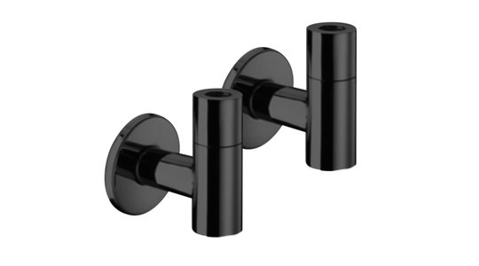 Вентиль угловой с фильтром Fantini Aboutwater AK/25, Matt Gun Metal PVD (91 P5 8364) Fantini Коллекция Aboutwater AK/25 