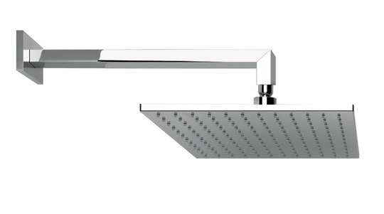 Верхній душ GRB Showerheads SQUARE ABS (05045003) Верхні душі Хром