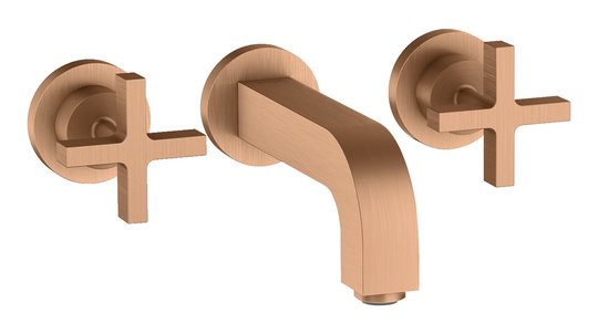 Смеситель для раковины Axor Citterio, Brushed Bronze (39313140) Для раковины Бронза