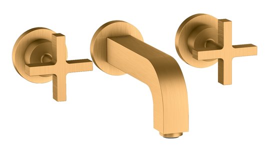 Смеситель для раковины Axor Citterio, Brushed Gold Optic (39313250) Для раковины Золото