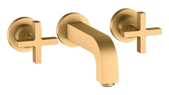 Смеситель для раковины Axor Citterio, Brushed Brass (39313950) Для раковины Латунь