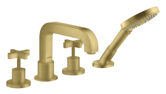 Змішувач для ванни Axor Citterio, Brushed Brass (39445950) Для ванни Латунь