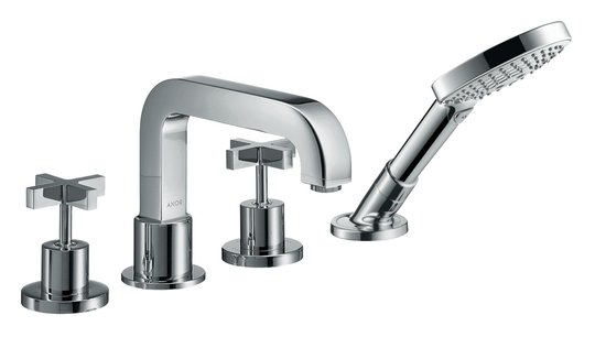 Смеситель для ванны Axor Citterio, Chrome (39445000) Для ванны Хром