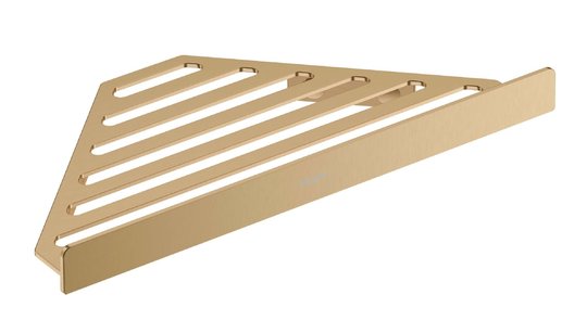 Кутовий кошик для душу Hansgrohe AddStoris, бронза матова (41741140) Полички Hansgrohe