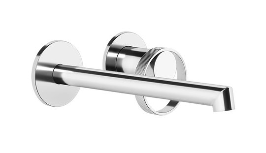 Настенный смеситель для раковины 205 мм Gessi Anello (63383-031) Для раковины Хром