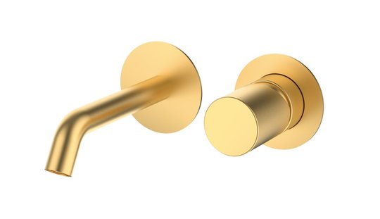 Смеситель для раковины GRB Cool, длина излива 200 мм, золото матовое PVD (90534488) Для раковины Золото, Золото матовый