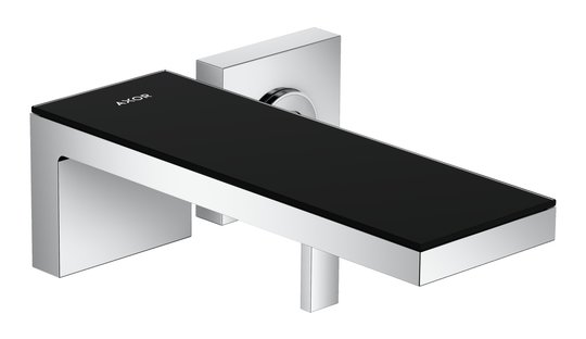 Смеситель для раковины Axor MyEdition, Chrome/Black Glass (47060600) Для раковины Хром
