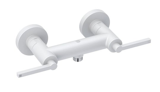 Смеситель для душа Kludi Nova Fonte Puristic, белый матовый (207105315) Для душа Белый, Белый матовый