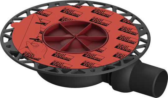 Сифон TECE Drainpoint S DN 50, низький, з універсальним фланцем Seal System (3601400) Для дренажних каналів 
