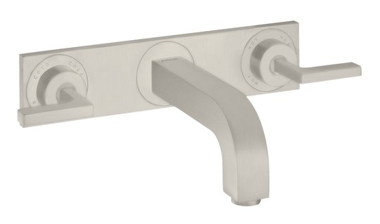 Смеситель для раковины Axor Citterio, Stainless Steel Optic (39148800) Для раковины Нерж. сталь