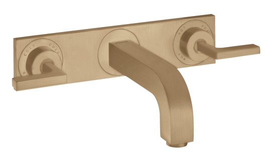 Смеситель для раковины Axor Citterio, Brushed Bronze (39148140) Для раковины Бронза
