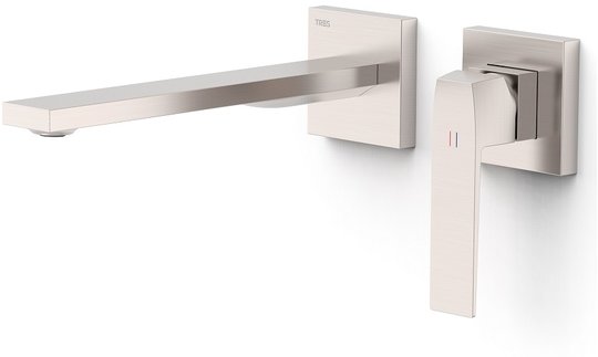 Настенный смеситель для раковины Tres Slim Exclusive SLIM-TRES, сталь (20230002AC) Для раковины Сталь