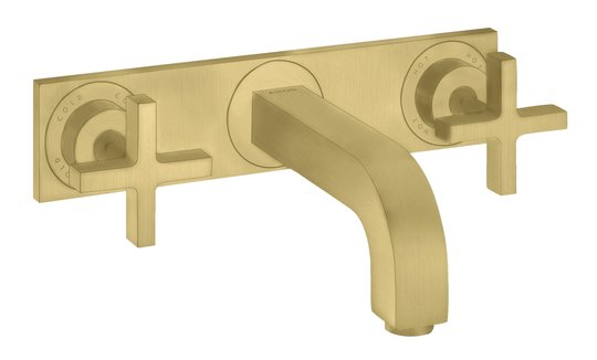Змішувач для раковини Axor Citterio, Brushed Brass (39144950) Для раковини Латунь