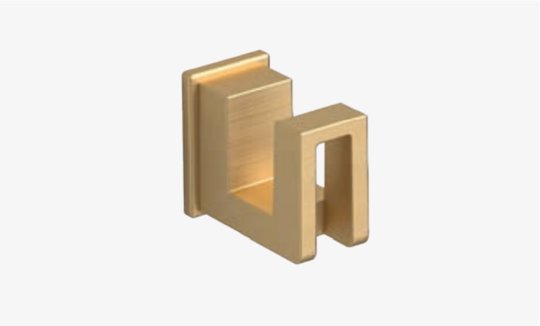 Крючок для полотенец Sonia S-CUBE, золото матовое (201723) Крючки для халатов и полотенец Sonia