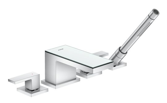 Смеситель для ванны Axor MyEdition, Chrome/Mirror Glass (47430000) Для ванны Хром