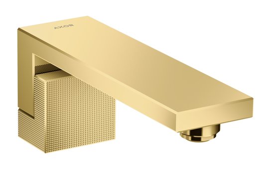  Излив для ванны Axor Edge diamond cut, Polished Gold Optic (46411990) AxorEdge 